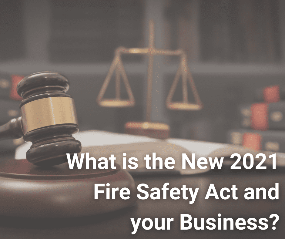2021 fire safety act white text