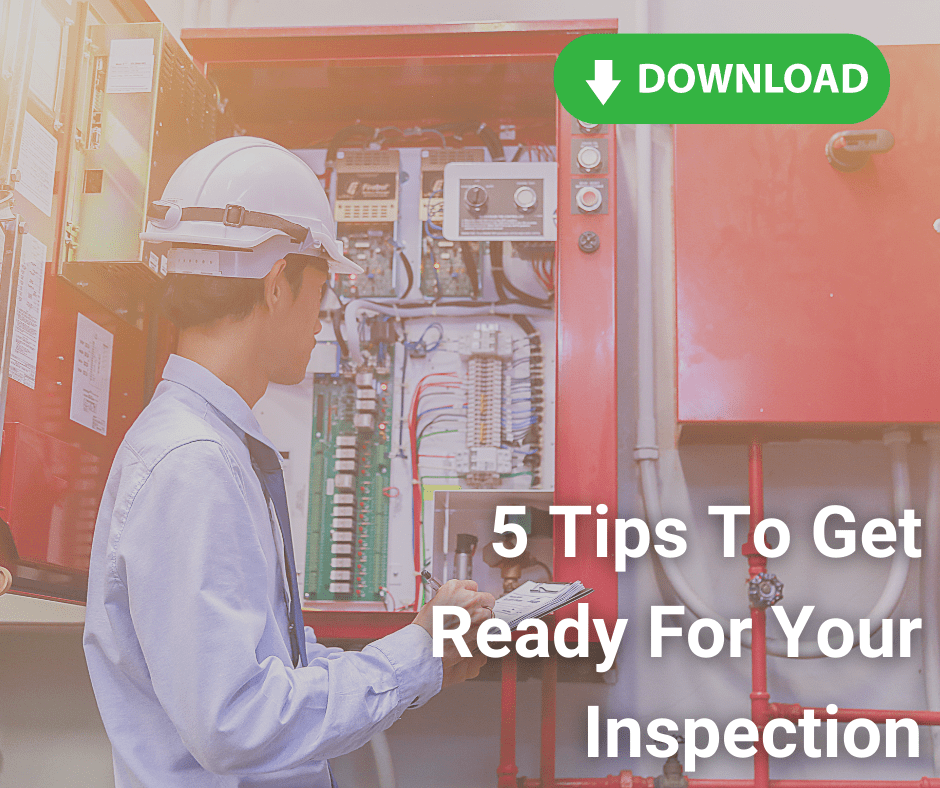 Fire inspection tips download white text