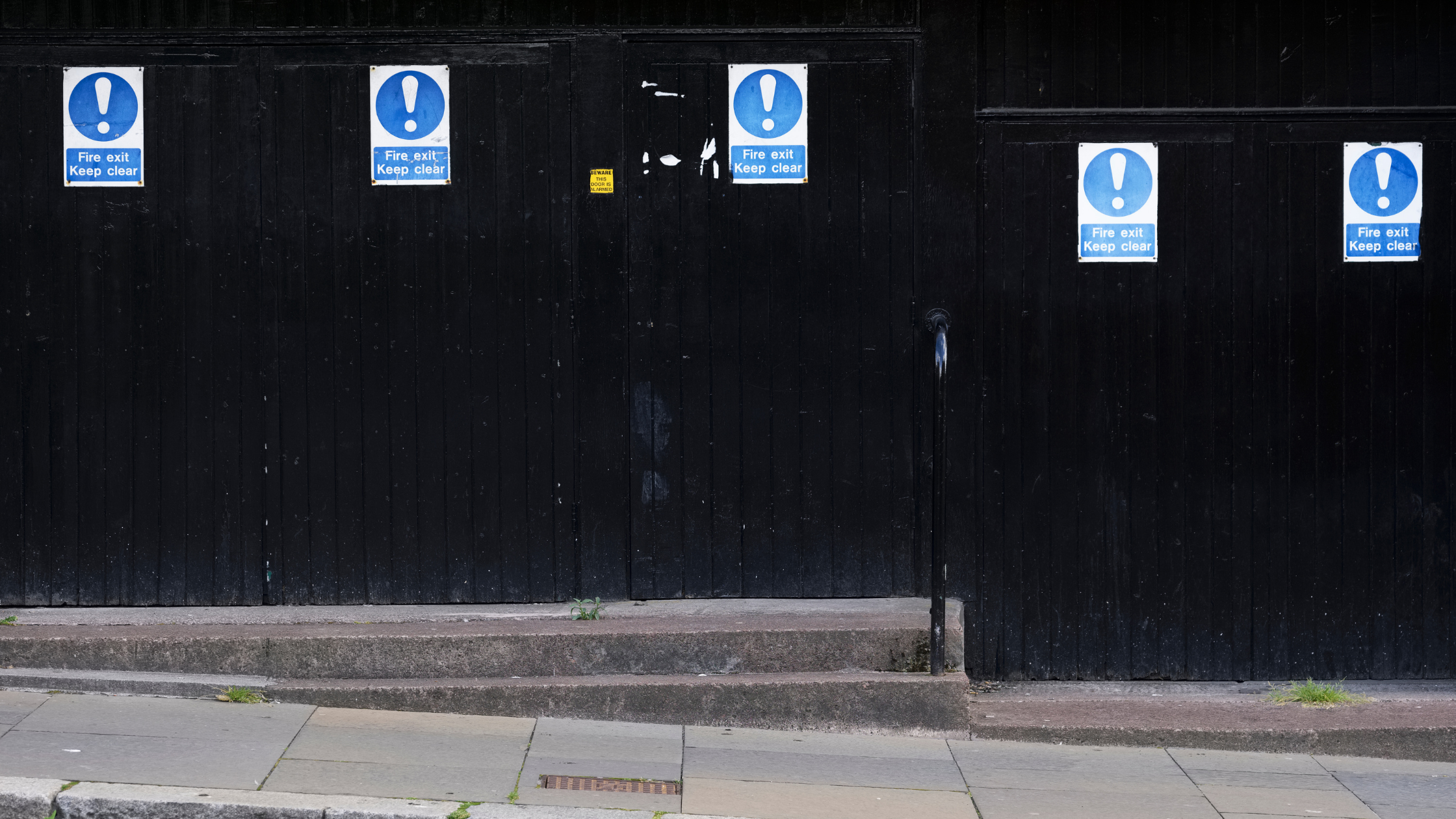 Clear Fire Exits