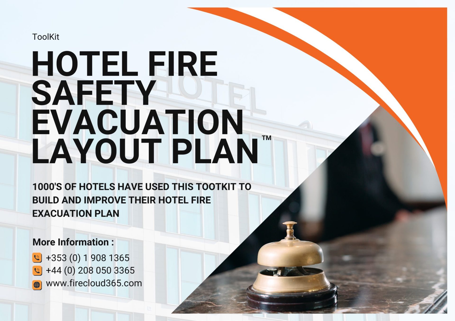 Customisable Hotel Evacuation Layout 